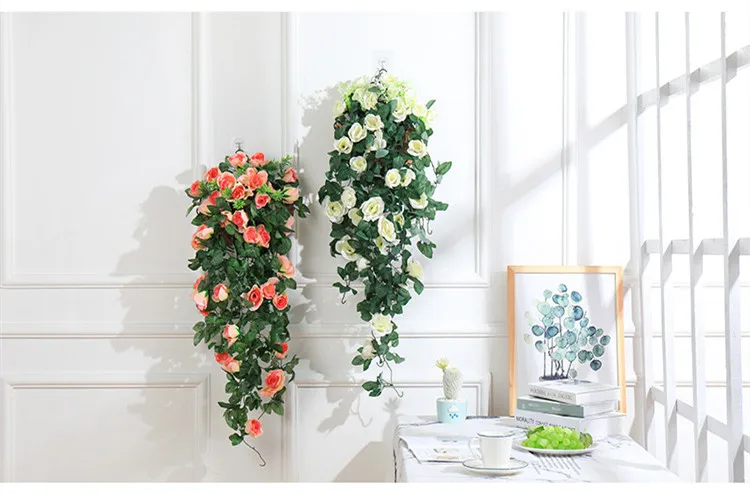 Artificial Flower Wall Hanging Wall Decoration Wedding Decoration Silk Flower Artificial Rose Flower