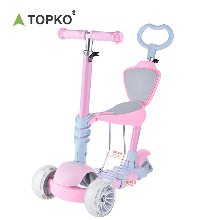 TOPKO Boys and Girls 5 in 1  kid scooter Multifunction for Kids Electric Scooter Mini Scooter