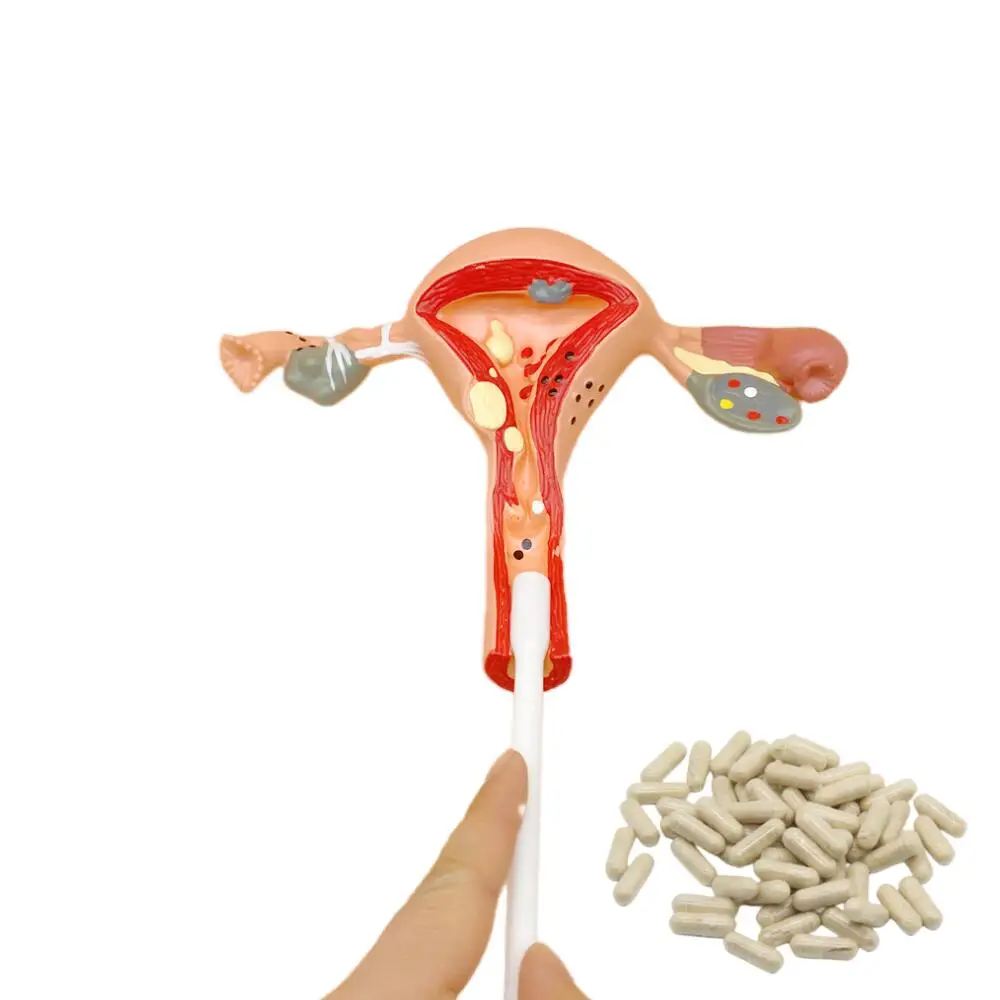 Hot Sale Vagina Cleaning Detox Boric Acid Capsules Suppositories pills yoni pearls Yoni Pops Applicator