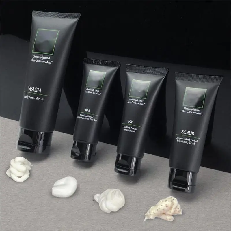 Private Label Mens Skin care Products OEM Vegan Organic Repair Moisturizing Acne Anti Aging Skin Care Set for Men