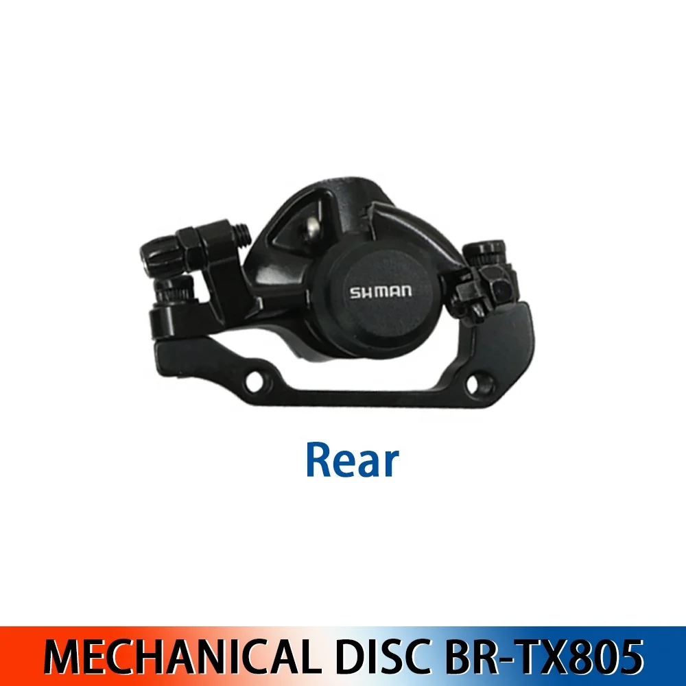 BR-TX805 bicycle Mechanical Disc Brake Calipers with Resin Pads caliper TX805 with Bolts
