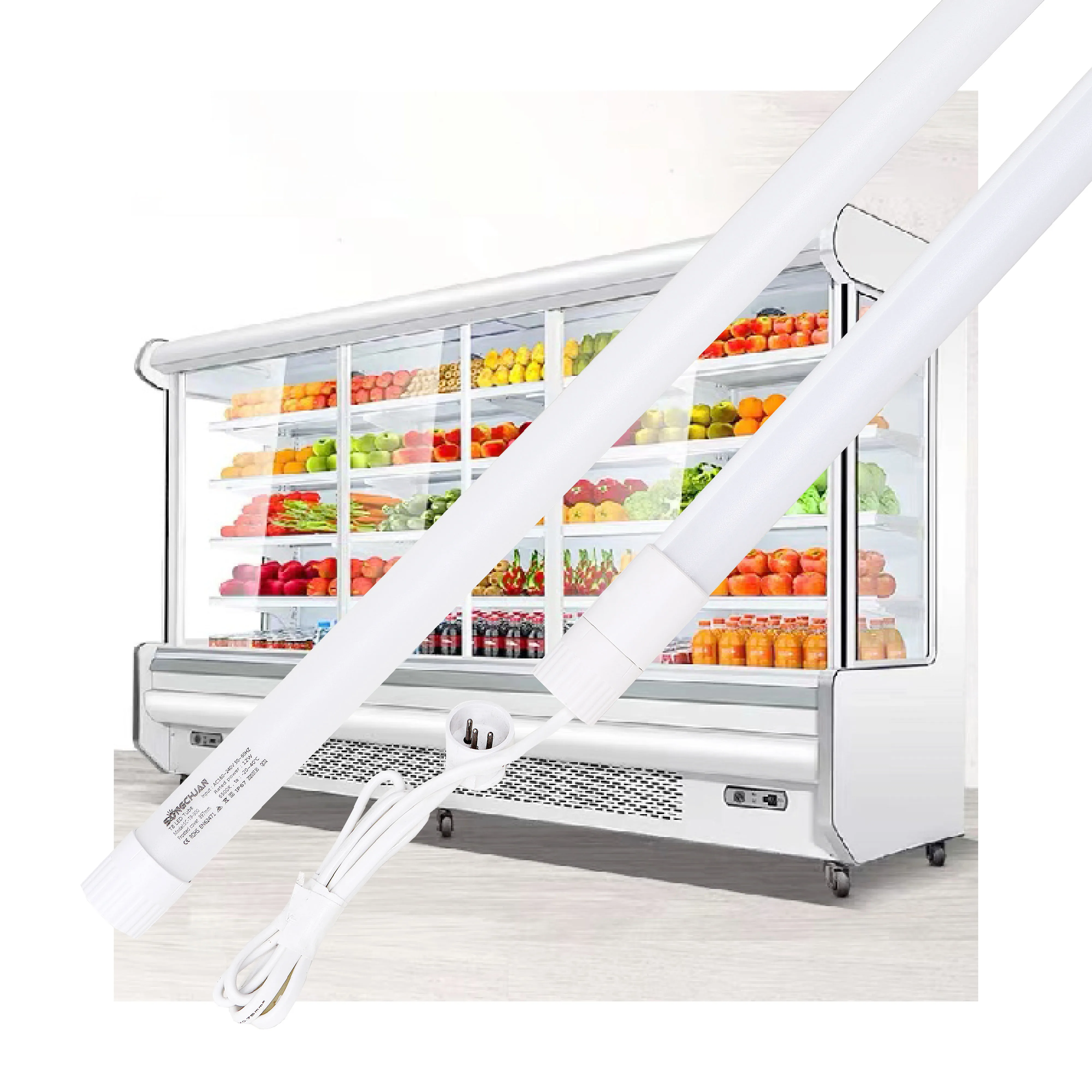 China Best Price Cooler Led Refrigerator Freezer Manufacturer Waterproof For Sale T8 Lighting Tube Light