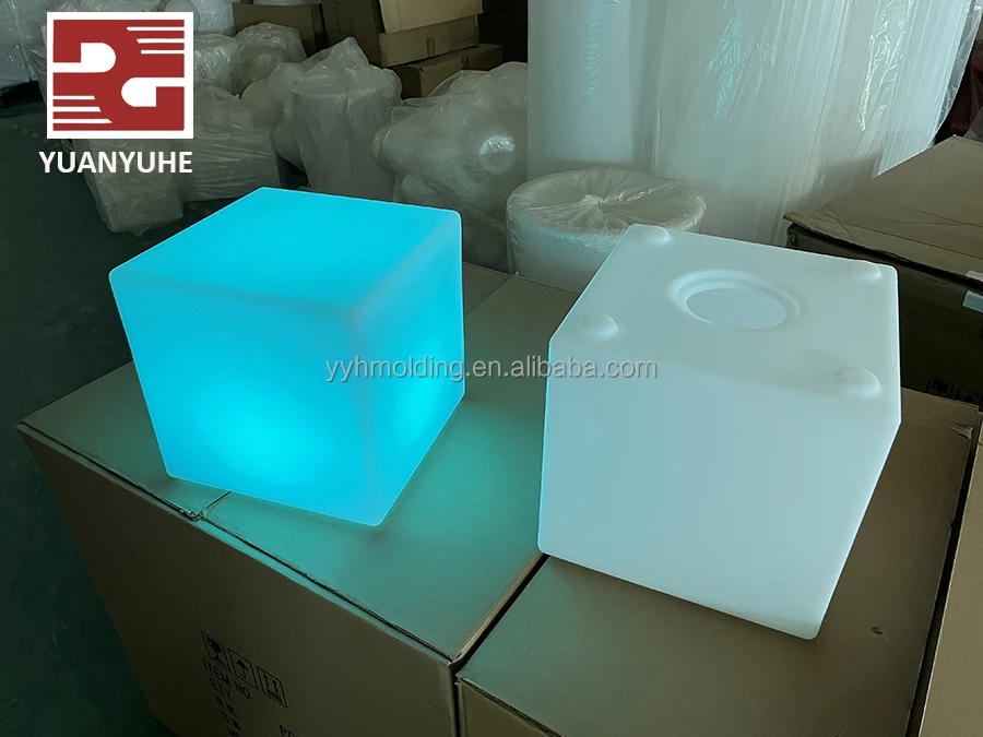 Светодиодный светильник LDPE пластиковый куб стул