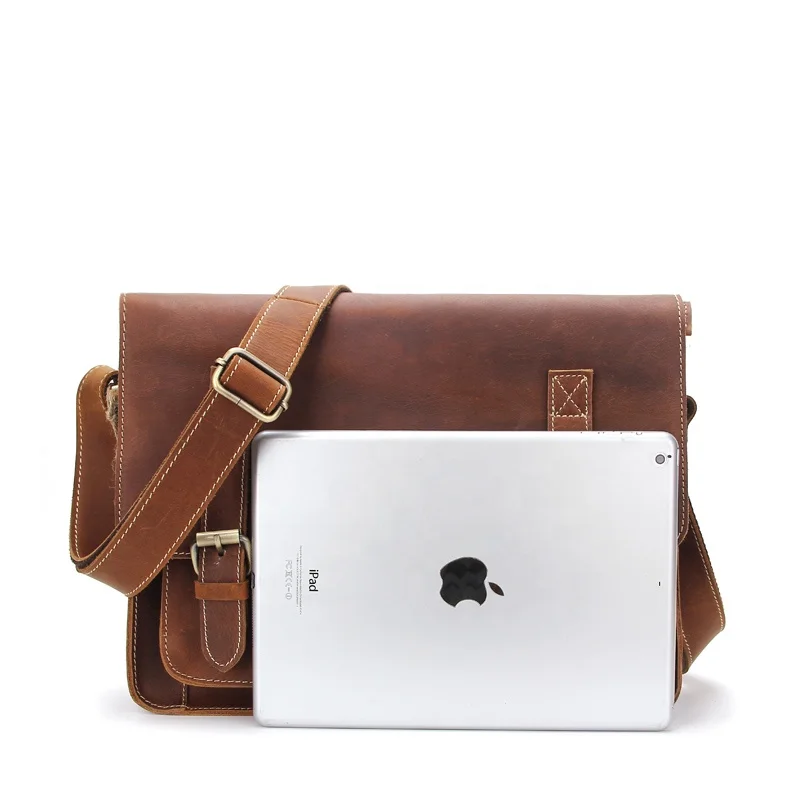 Fashion High Quality Man Shoulder Bags Genuine Leather Briefcase