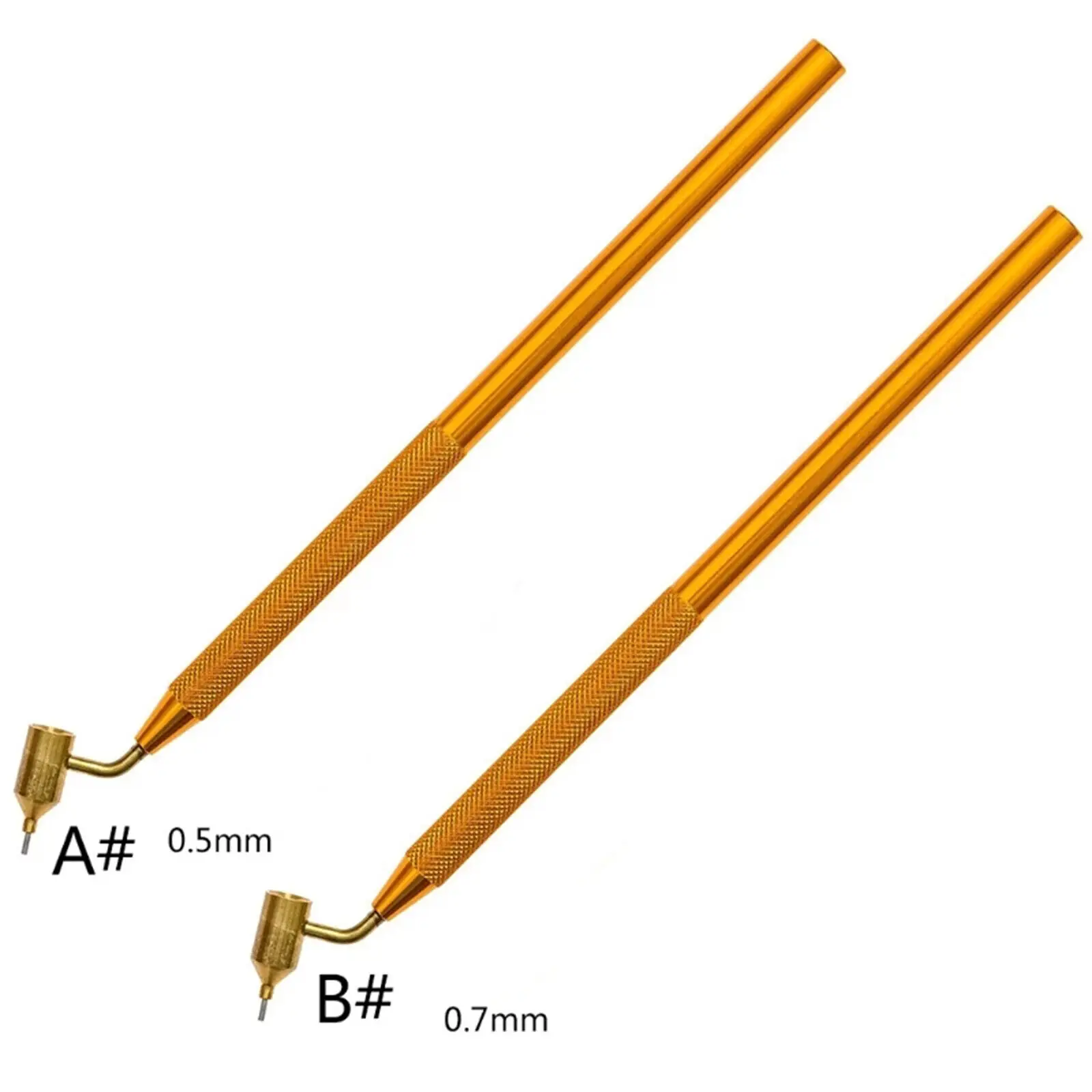 Set of 2 Gold Label Detailing Fine Line Fluid Writer 0.5mm/0.7mm -Paint Applicator Pen