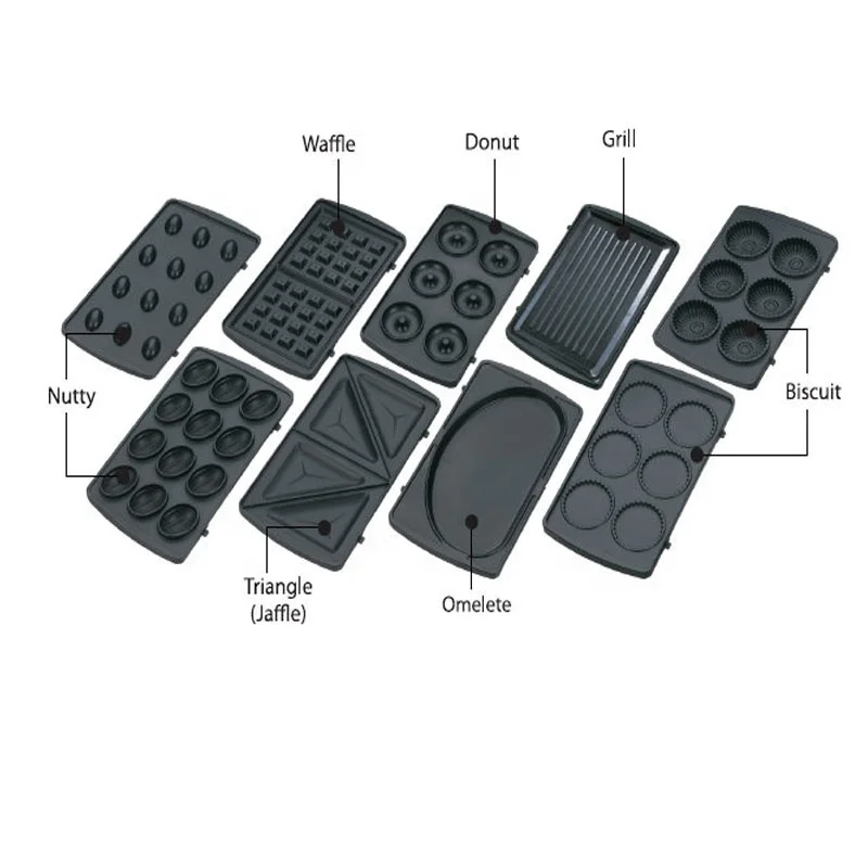 5 In 1 Detachable Sandwich Maker TH-WM79