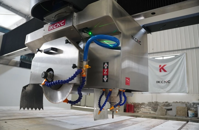Ikcnc 5-осевой мостовой станок для резки большого камня