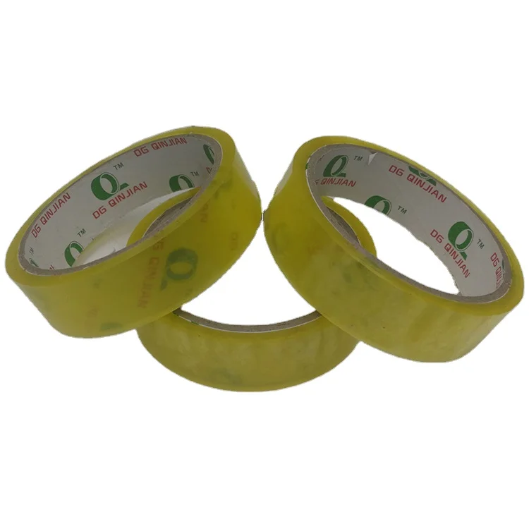 Customized high quality 18mm parcel binding bopp packaging tape
