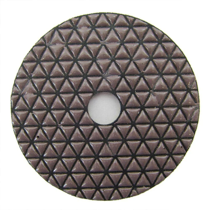 2024 Hot Selling 4 Inch 3 Step Wet/Dry Use Diamond Polishing Pads for Concrete/Marble/Granite/Stone