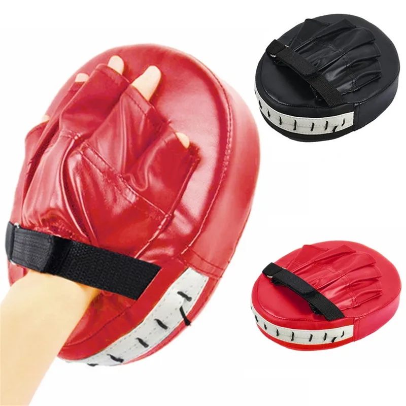 Boxing Hand Target MMA Martial Thai Kick Pad Kit Black Karate Training Mitt Focus Punch Pads Sparring Bags