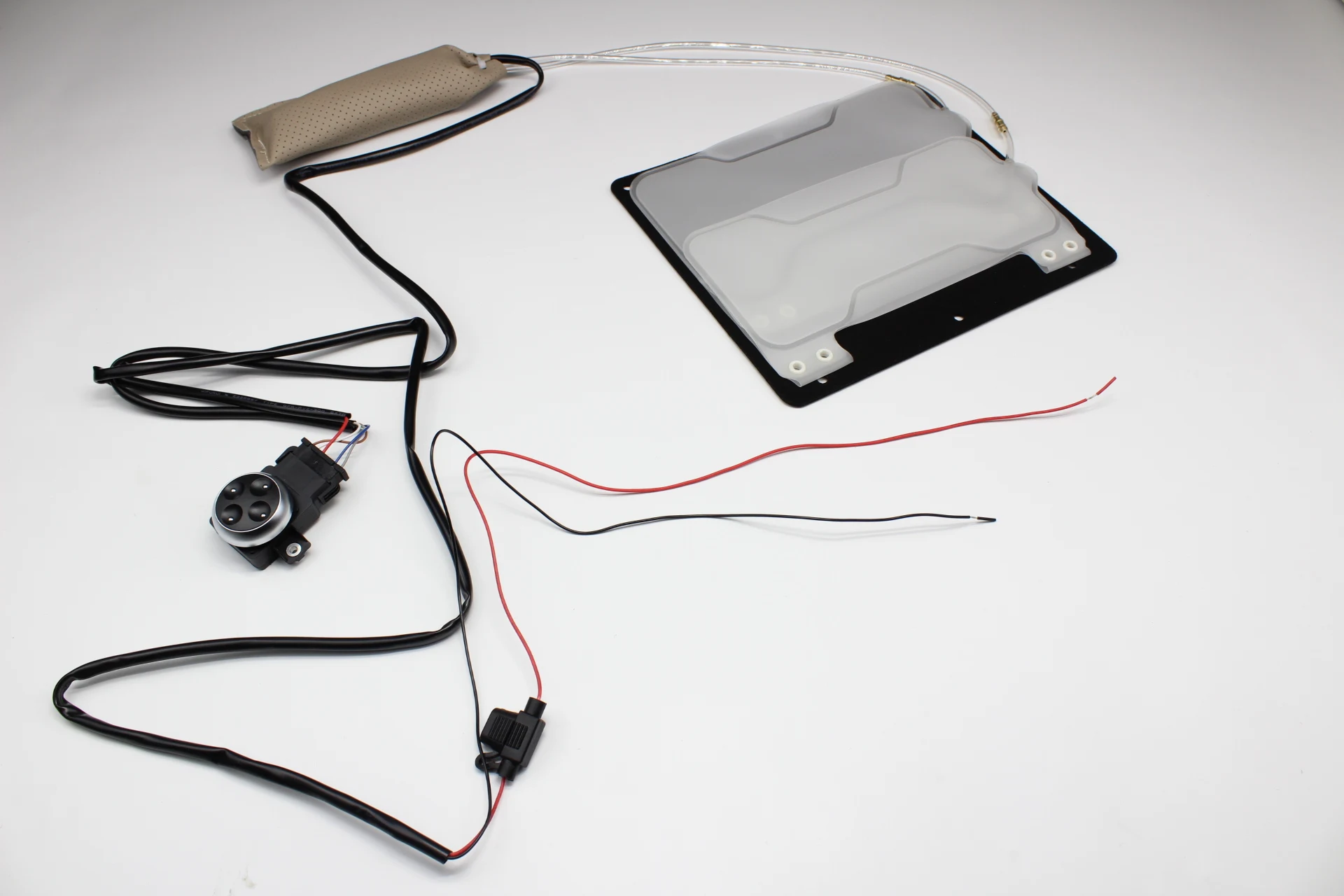 12 v universal seat cushion lumbar massage system pneumatic massager inflatable airbags back lumbar support