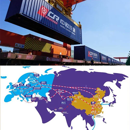 Rail train DDP/DPD/DDU/DAP/DAT Door to door shipment by train to UK