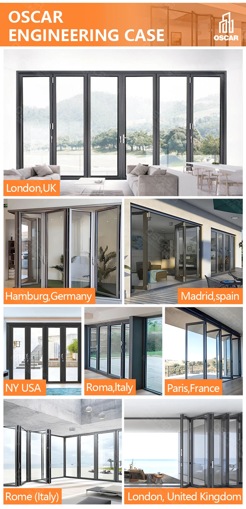 Outdoor Courtyard Weather-Resistant Folding Door Solutions