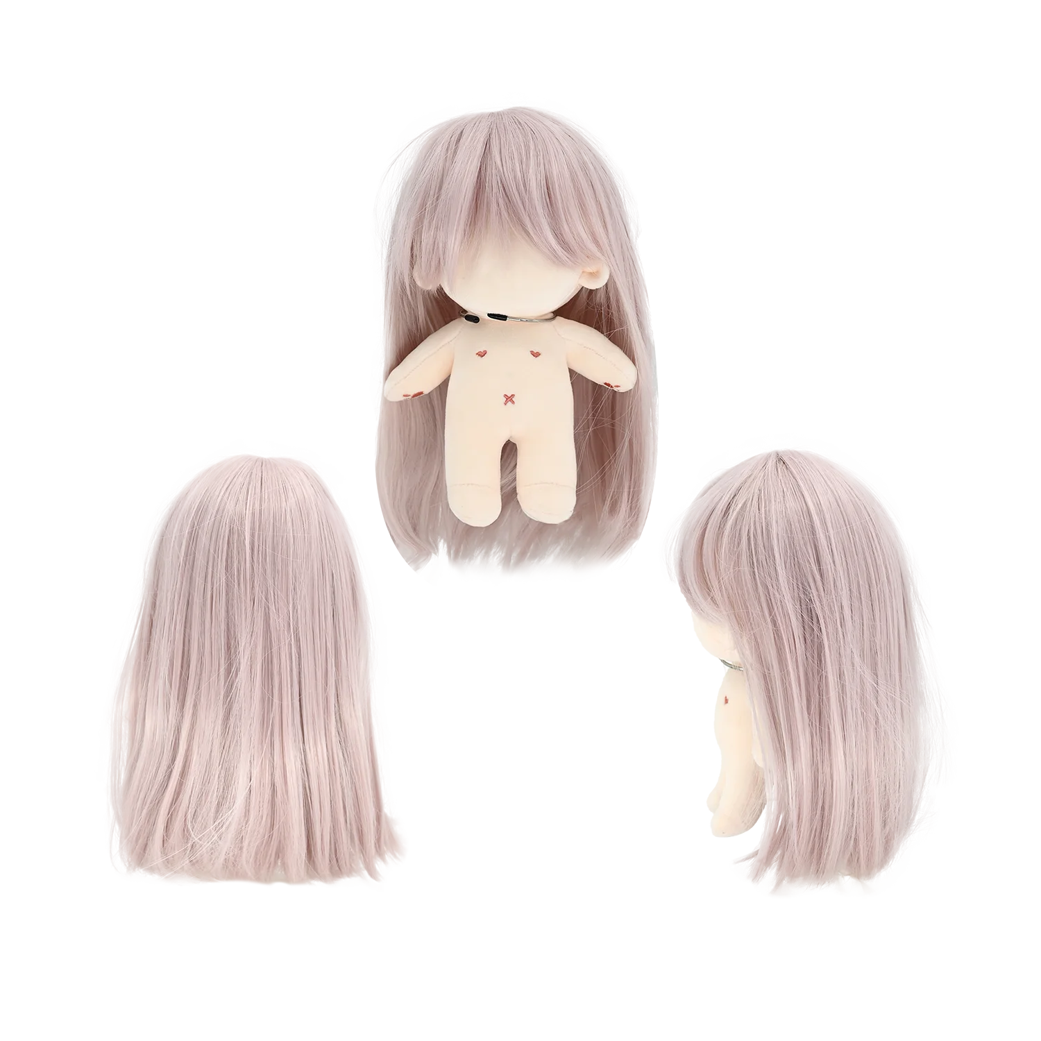 Customized Plush Naked Humanoid Stuffed Toys Dress Up Doll Normal Body Glossy Wearable Clothing Plush Baby Rag Doll Blank