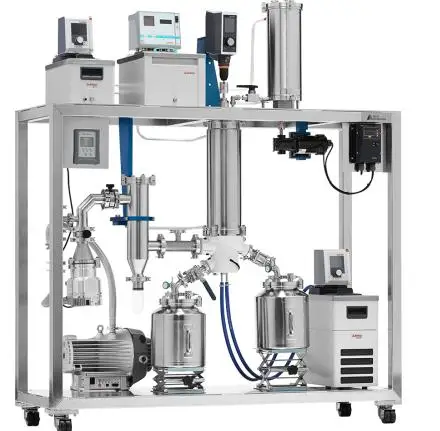 Stainless Steel Essential Oil Distillation Machine Thin Film Short Path