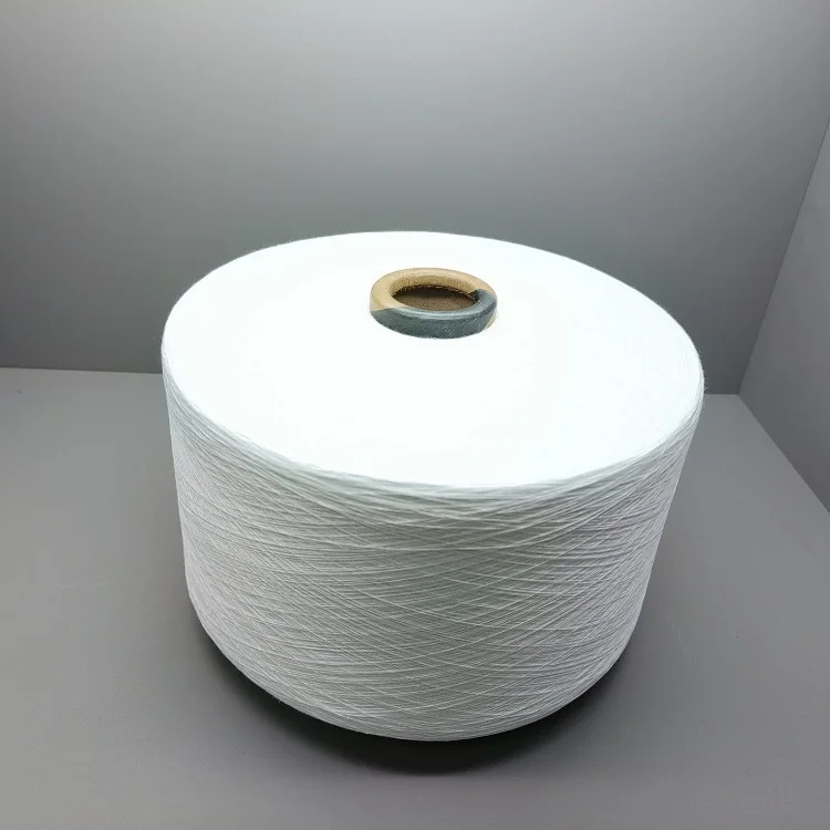 NE 10/1 Optical White 65%polyester 35% Cotton Blended Yarn for Socks