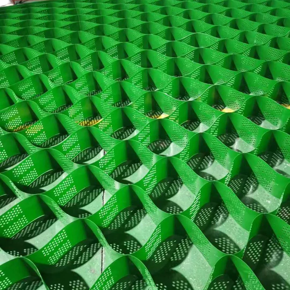 HDPE Geocell Outdoor Application PP Material 3d geo honeycomb Ground Enhancement gravel grid driveway paver gravel stabilizer