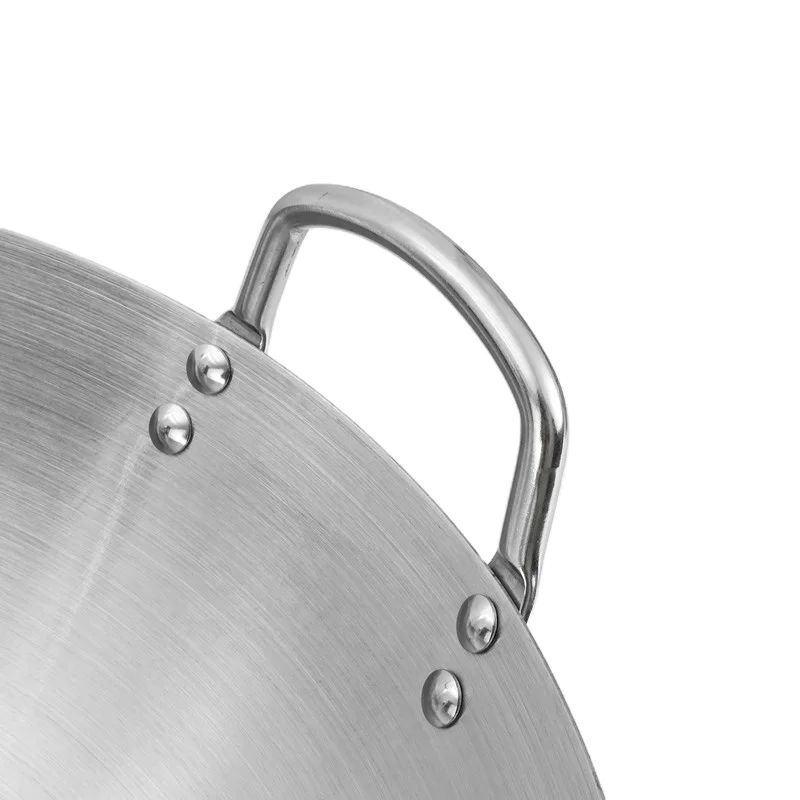 kitchen items sincerity high quality  carbon steel wok stainless steel chinese wok pan
