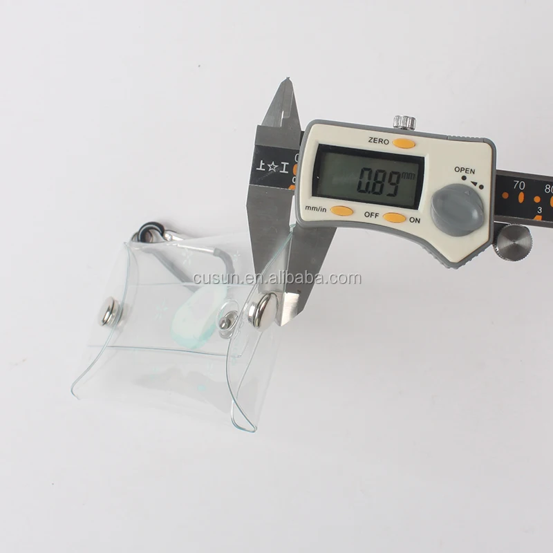 2024 Promotional Creative Cute Transparent PVC Coin Purse Student portable coin purse