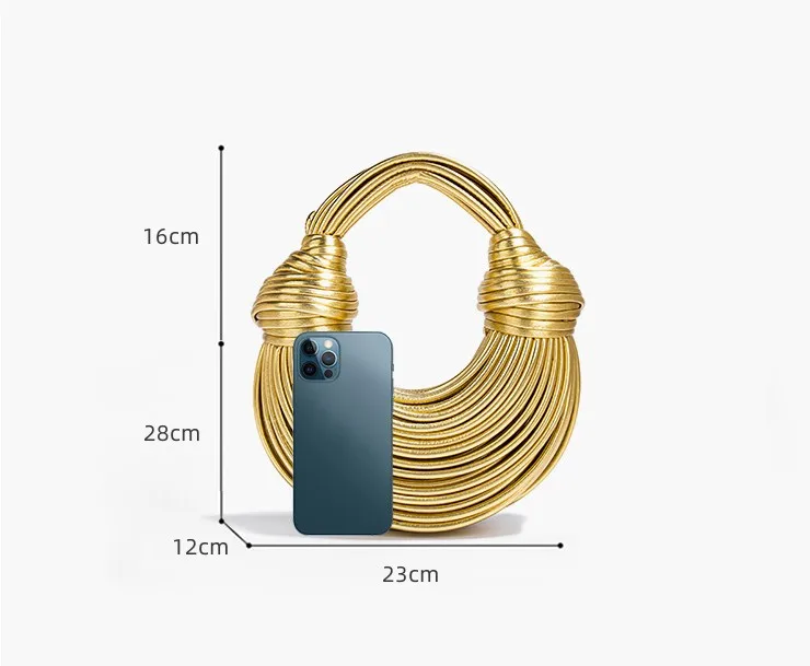 Yuhong Creative Small handbag Woven Female Cross-body Bag Harf Moon Single Shoulder Underarm Bag