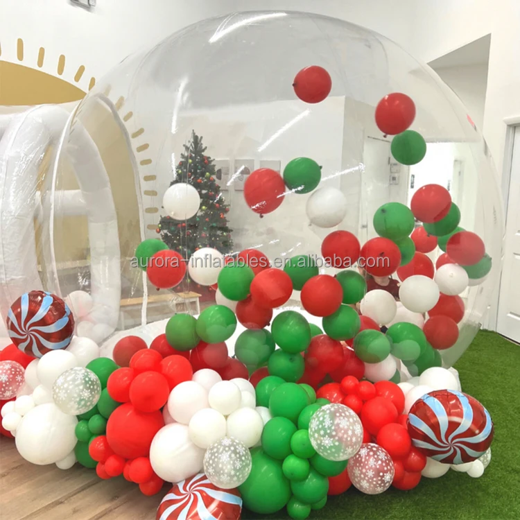 Kids Balloons Fun House Clear Inflatable Crystal Igloo Dome Bubble Tent Transparent Inflatable Bubble Balloons House For sale