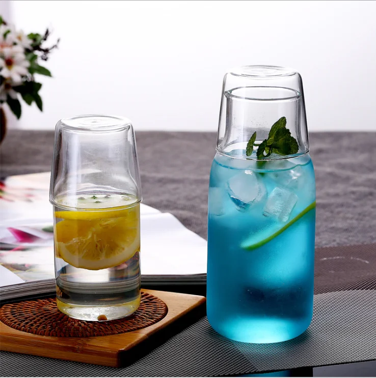 Wholesale high borosilicate glass one person drink cup cold drink cup juice cup