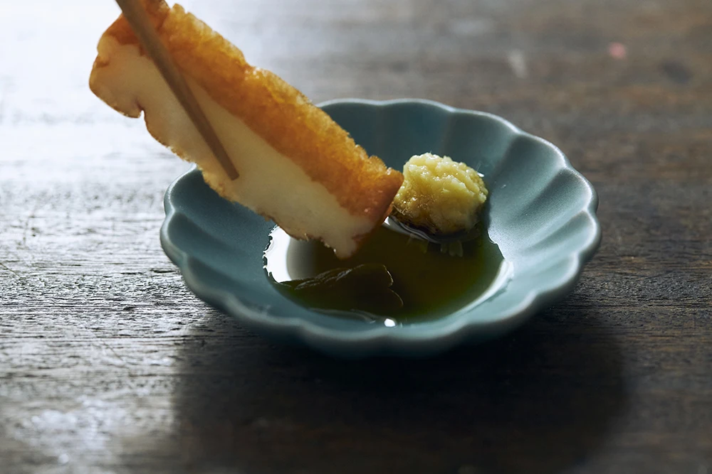 Japanese healthy food packaging materials small side dish tempura