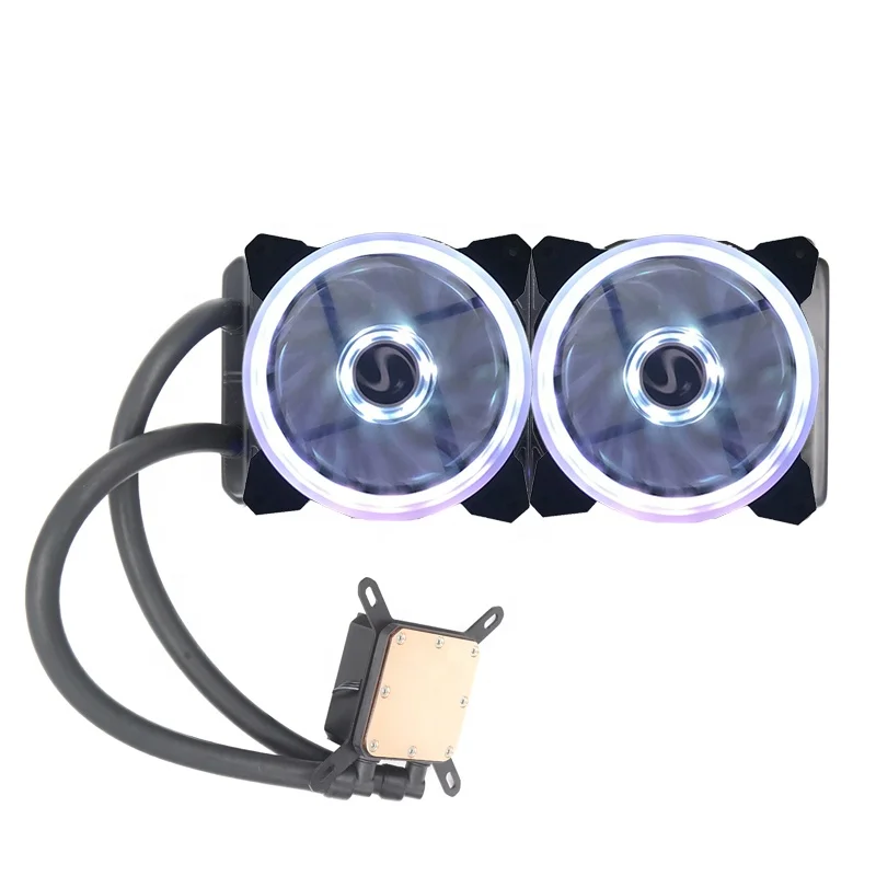 RGB Double fan 240mm fan water cooling LGA 1700 2011 universal platform with PWM
