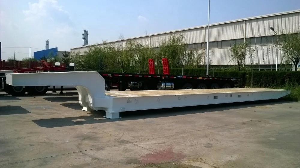 100ton gooseneck 40ft  45ft mafi trailer roro trailer