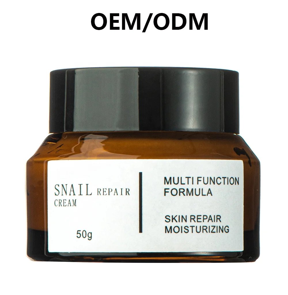 Private label collagen anti age snail facial cream