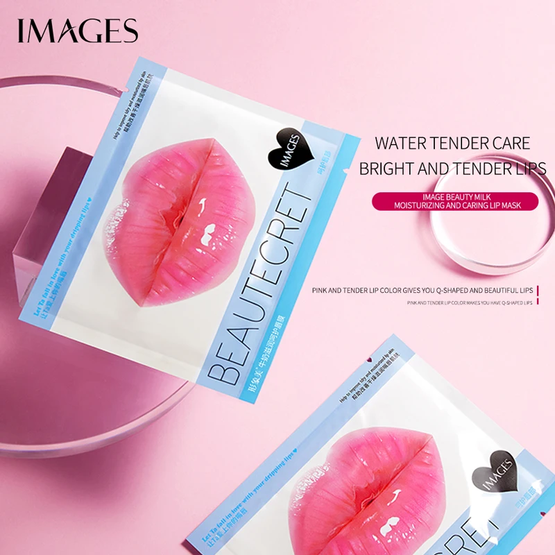OEM IMAGES private label wholesale collagen milk moisturizing skin care lip mask anti-cracking delicate lips care