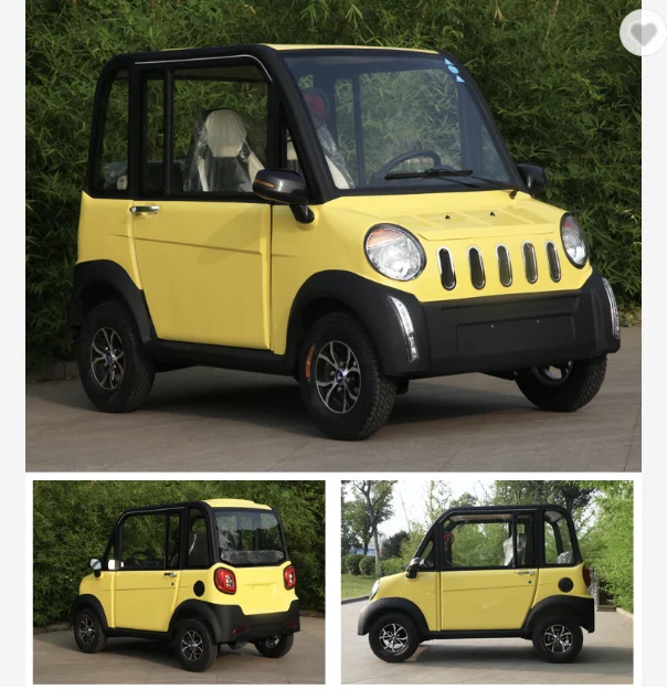 Four Seater Enclosed Mobility Scooter 1200W Street Legal Electric Car