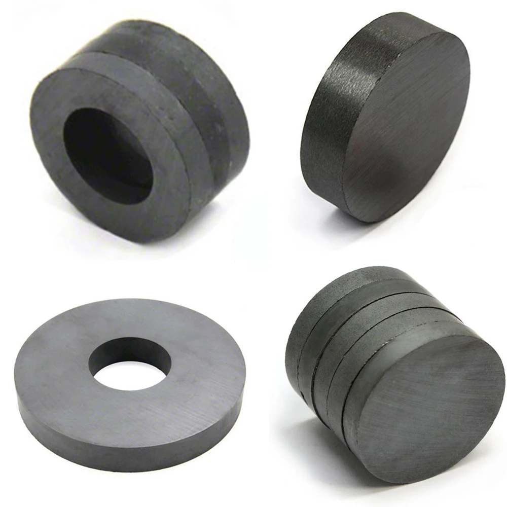 Arc, ring, block,squared, disc, cylinder shaped Ferrite Magnets for sale
