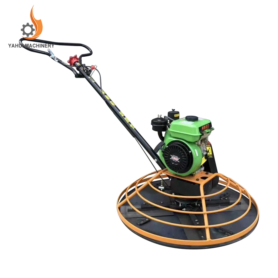 Construction Tool Walk Behind Troweling Machine Construction, Mini Concrete Finishing diesel Power Trowel