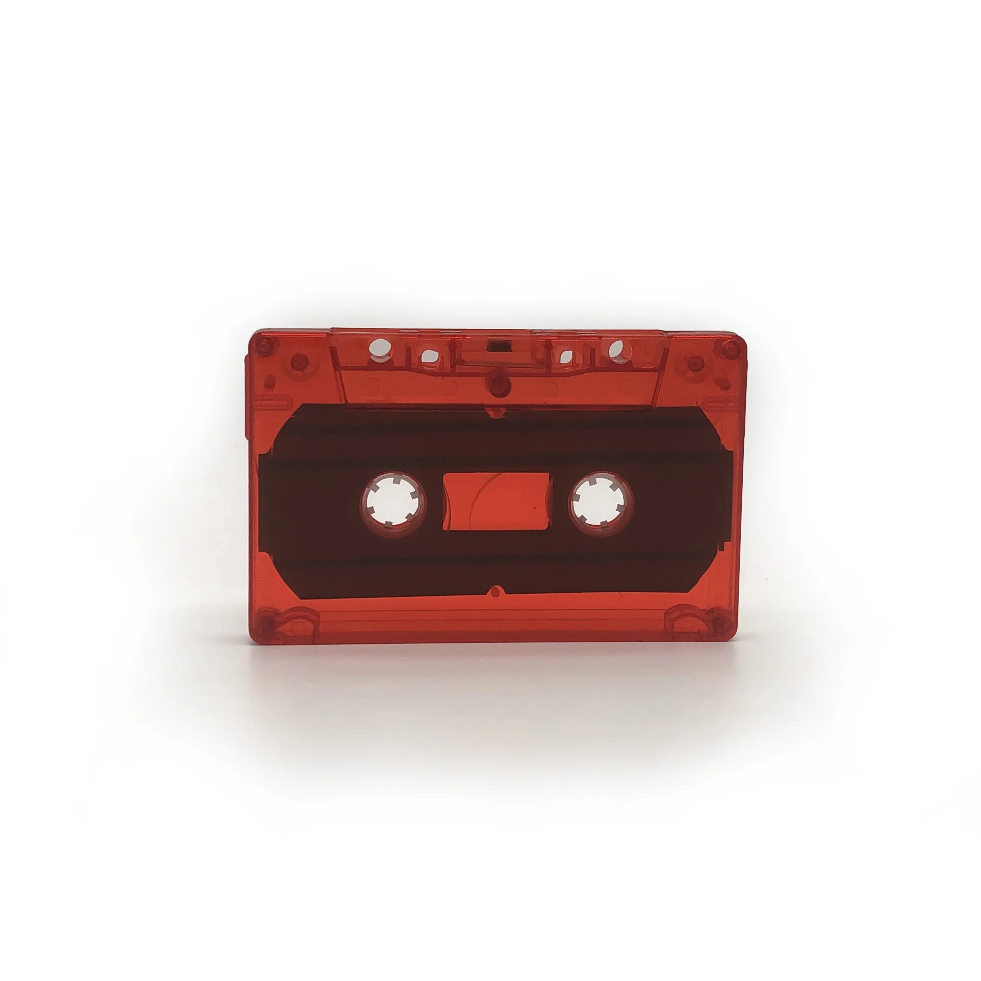 Manufacturing Transparent Blank wholesale custom manufacturing crystal case Cassette Tape
