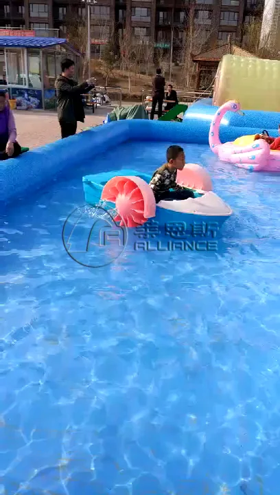 customized size inflatable swimming pool 10x10m big  pool for kids and adult