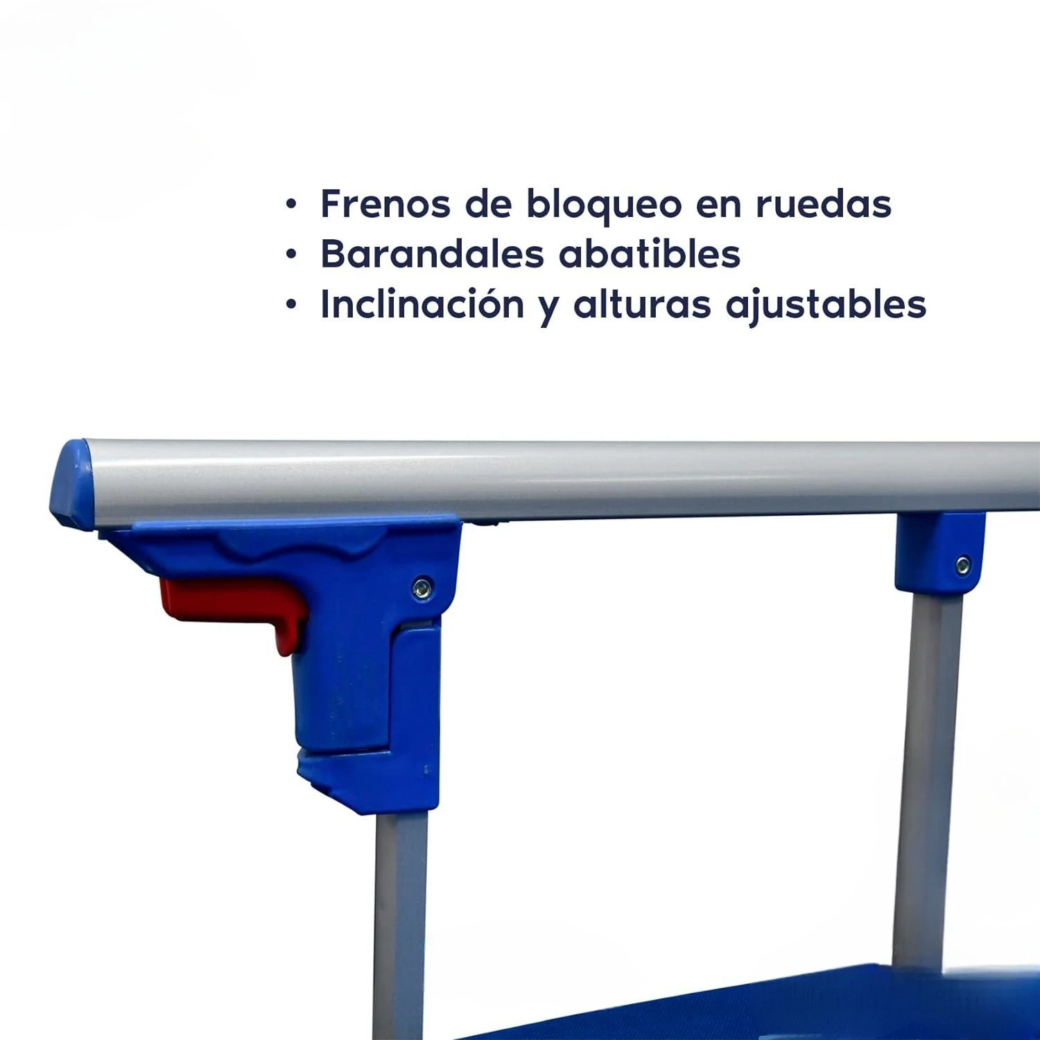 Deluxe Manual Hospital Bed With Table And Mattress