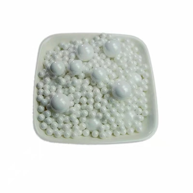 sell high alumina ceramic ball Industrial Ceramic Ivory White cubic zirconia beads