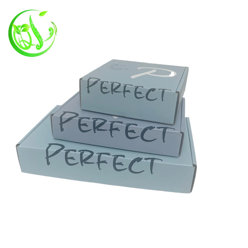 Recyclable paper boxes food kraft packaging cardboard gift boxes kraft paper folding paper colored aircraft box