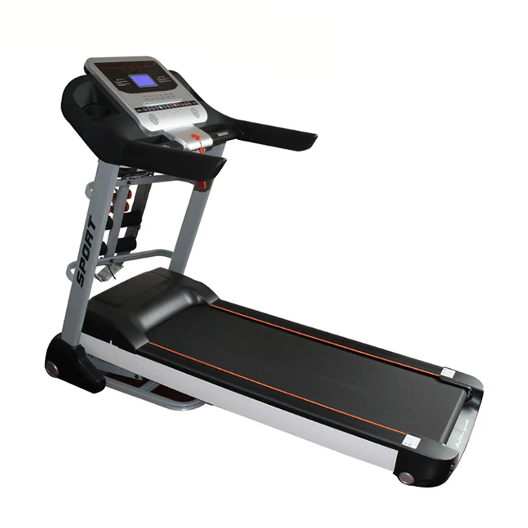 Lijiujia manufacturer electric foldable workout equipment LCD screen motorized treadmill machine for home
