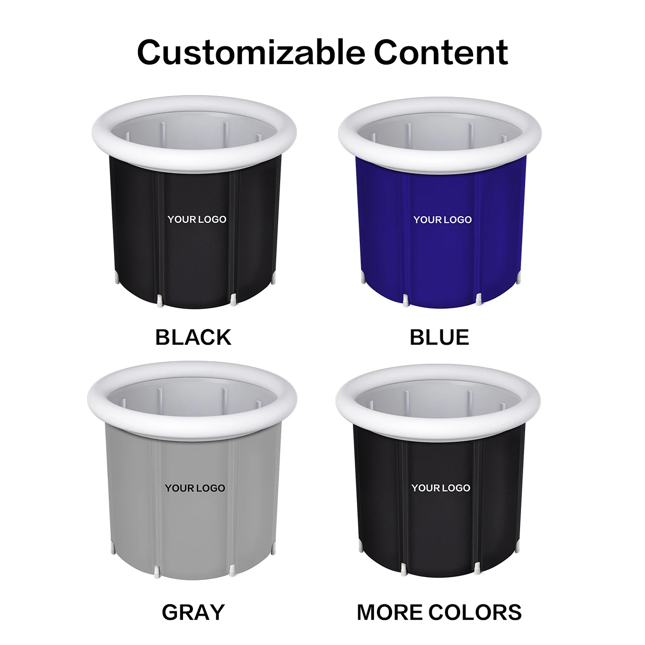 Fuerle portable baths for recovery cold plunge therapy tub portable fitness large ice bath tubs