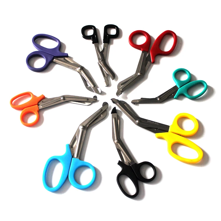 Surgical Grade 6 in 1 Trauma Shears 7.5IN Medical Scissors Stainless Steel EMT Scissors for Doctors Nurses EMT Workers