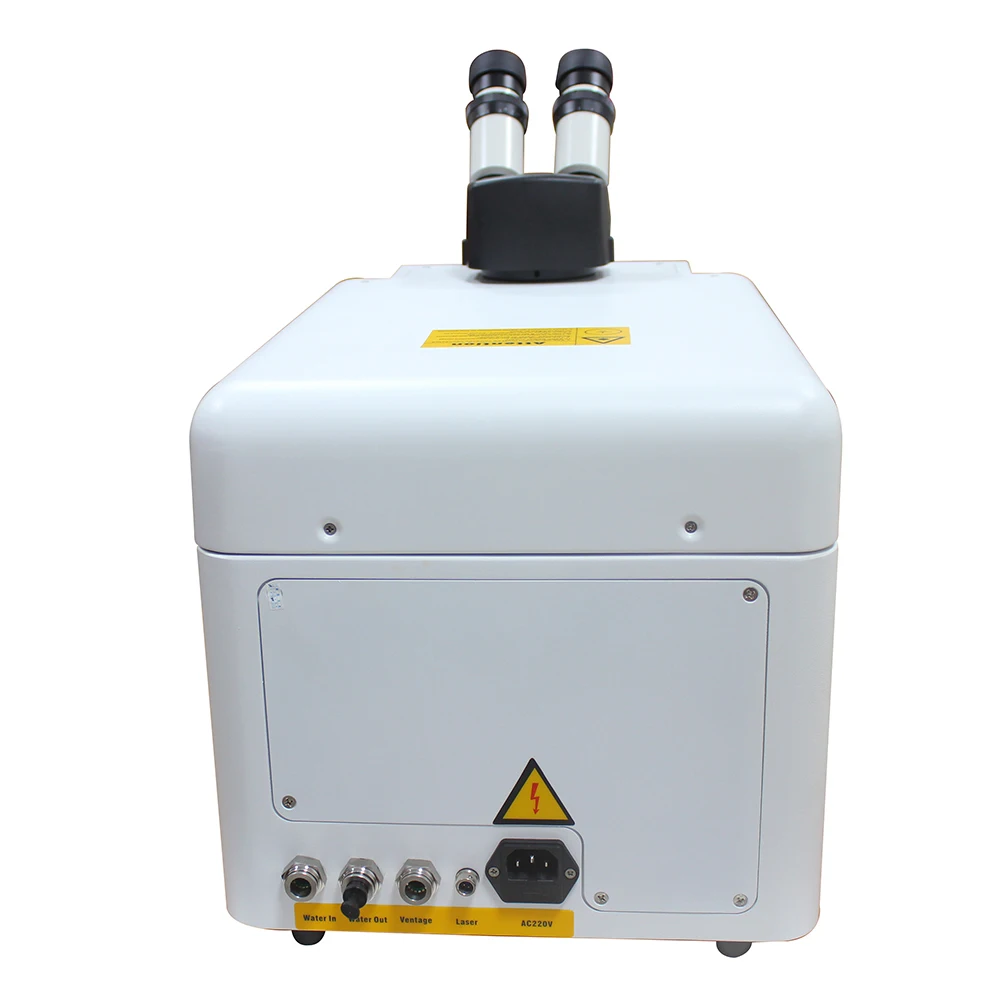 Hunst Jewelry Laser Welding Machine 80W Soldering Mini Portable Fiber Laser Welder Gold Silver Titanium Metal Rings Necklace