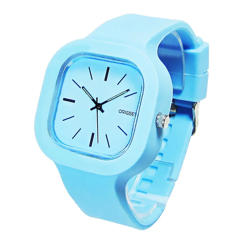 Customs your own logo New mold making available 5ATM Waterproof New high Quality Silicon Watch New hand watch