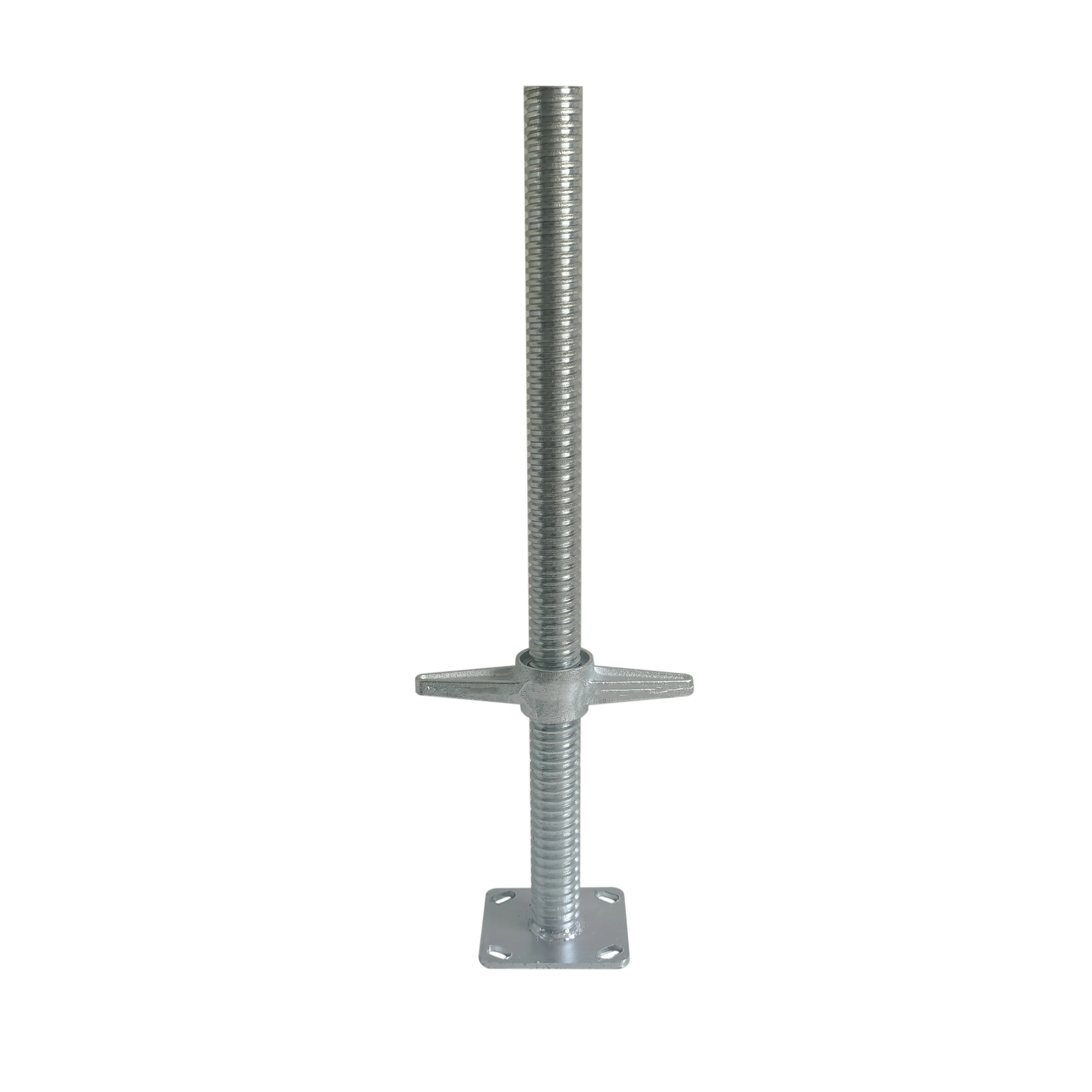electro galvanized steel screw base jack shuttering jacks used for scaffolding