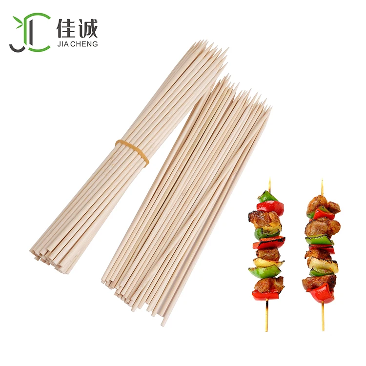 Meat Barbecue Disposable Stick Round BBQ Bamboo Skewer