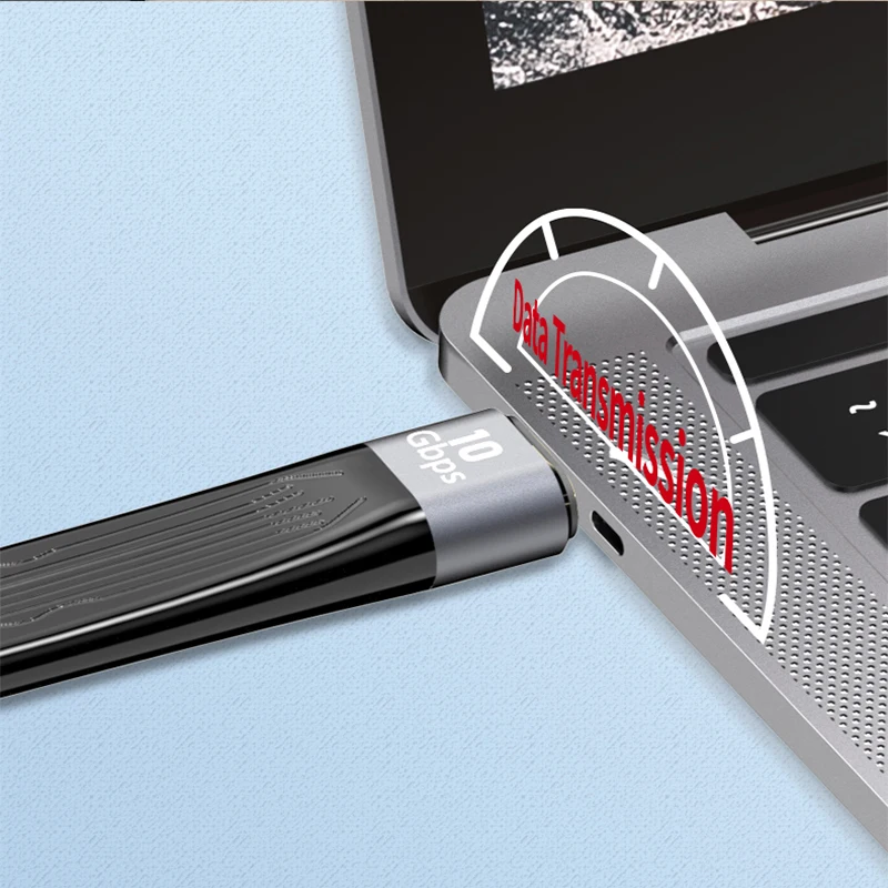 Factory Price PD 60w fpc gen2 10gbps cable 0.15m type c to type c short flat data cable kable for Mac book Pro