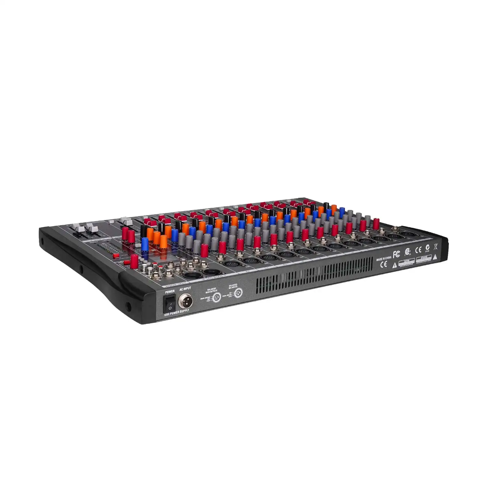 Audio mixer, audio console CT12 12 channel audio mixer for performances