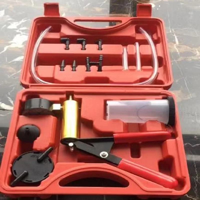 Value manual vacuum pump brake oil changer manual suction force vacuum leak machine testing tool