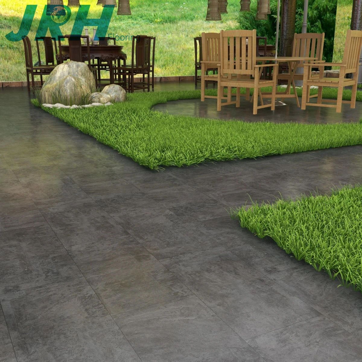 6mm 7mm 8mm Hdf White Core High Hardness Sound Insulation Wear Resistance Flooring Spc